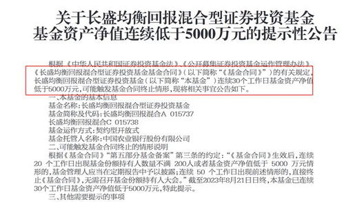 华泰柏瑞基金清盘危机资产净值低迷下的行业警示-第1张图片-财来区块链学库