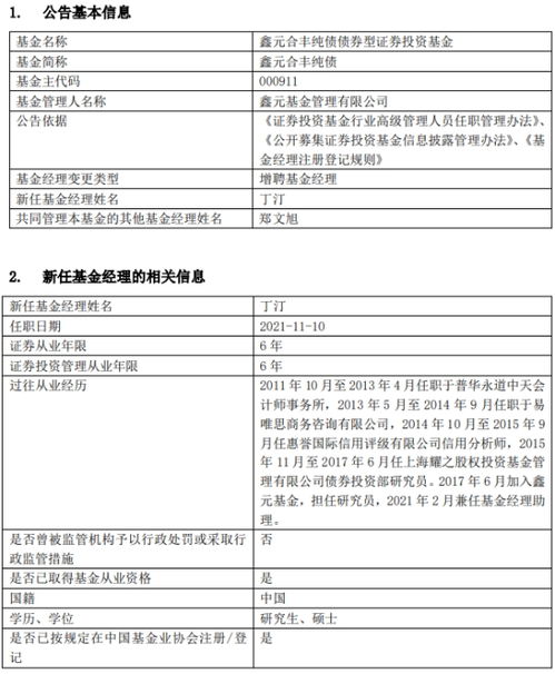 鑫元基金管理有限公司关于基金经理休假期间由他人代为履行职责的公告-第1张图片-财来区块链学库